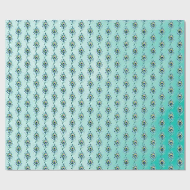 Papel De Regalo Pluma (Superficie plana)