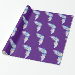 Papel De Regalo Plumas