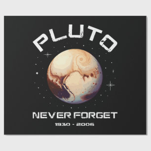 Papel De Regalo Plutón Nunca Olvides