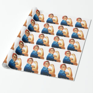 Papel De Regalo Podemos lograrlo, Rosie the Riveter Women Power