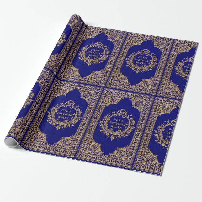 Papel De Regalo Poesía de Art Nouveau Poe (Desenrollado)
