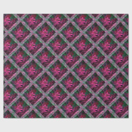 Papel De Regalo Poinsettia roja