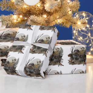 Papel De Regalo Pointer de pelo duro alemán