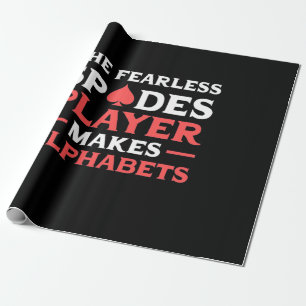 Papel De Regalo Poker The Fearles Spades Player