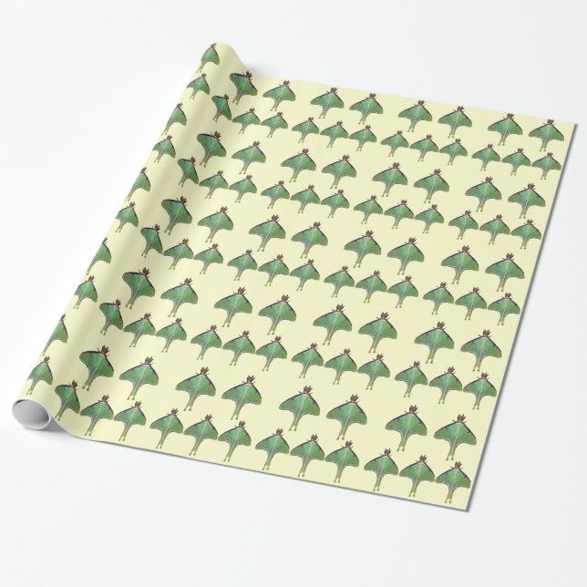 Papel De Regalo Polilla de Luna (Desenrollado)