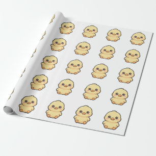 Papel De Regalo Pollito de pato bebé lindo