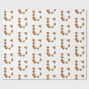 Papel De Regalo Pollitos alegres escuadrón de acróbatas