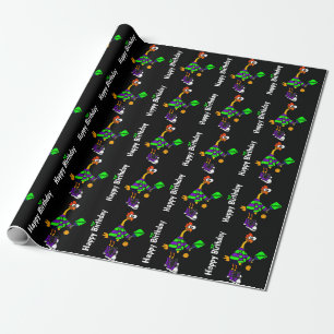 Papel De Regalo Pollo de goma divertido que juega Pickleball