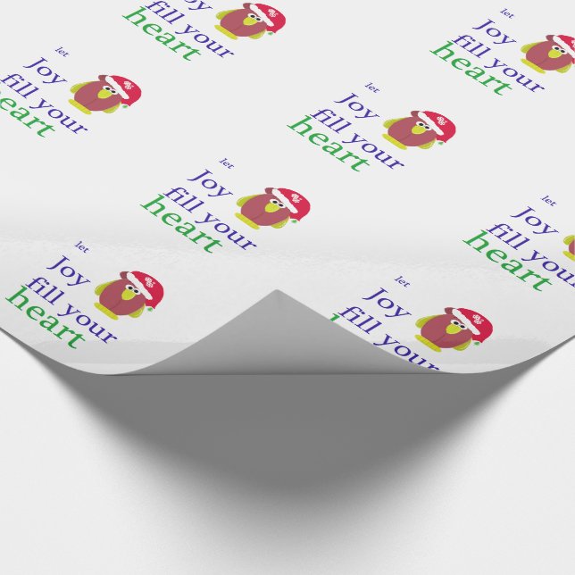 Papel De Regalo Pollo Divertido con Frase Cálida (Esquina)