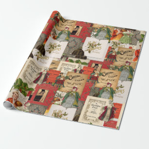 Papel De Regalo Pollos De Un Navidad