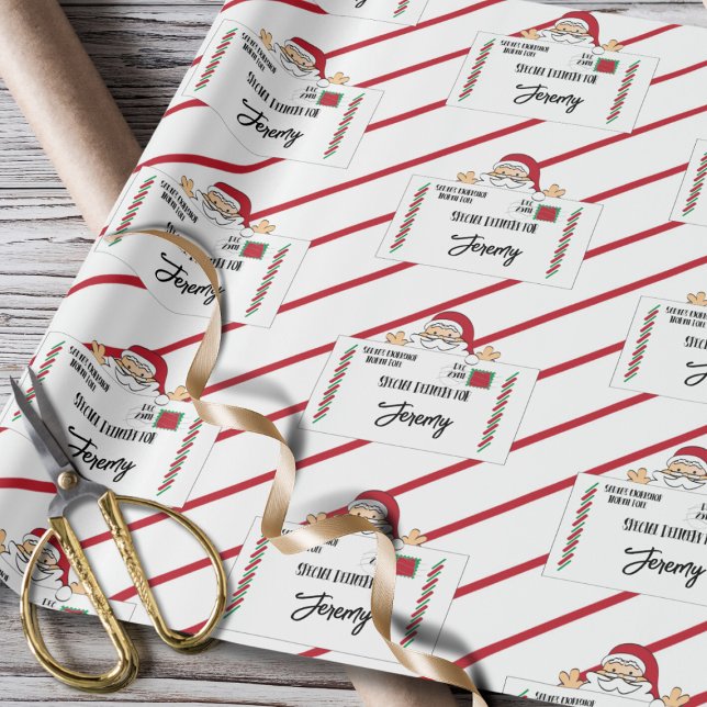 Papel De Regalo Polo Norte de Santa Entrega Especial para Niños (Subido por el creador)