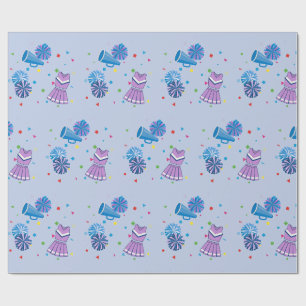 Papel De Regalo Pompoms y Confeti de Animación