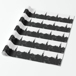 Papel De Regalo Pop Art New York Silhouette
