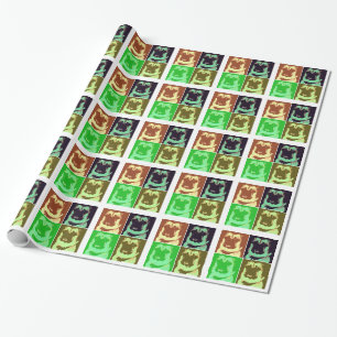 Papel De Regalo Pop Art Pug