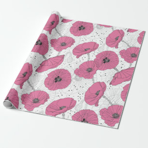 Papel De Regalo Poppies