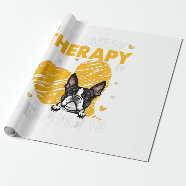 Papel De Regalo Porque la terapia es el costoso regalo de Boston T (Desenrollado)