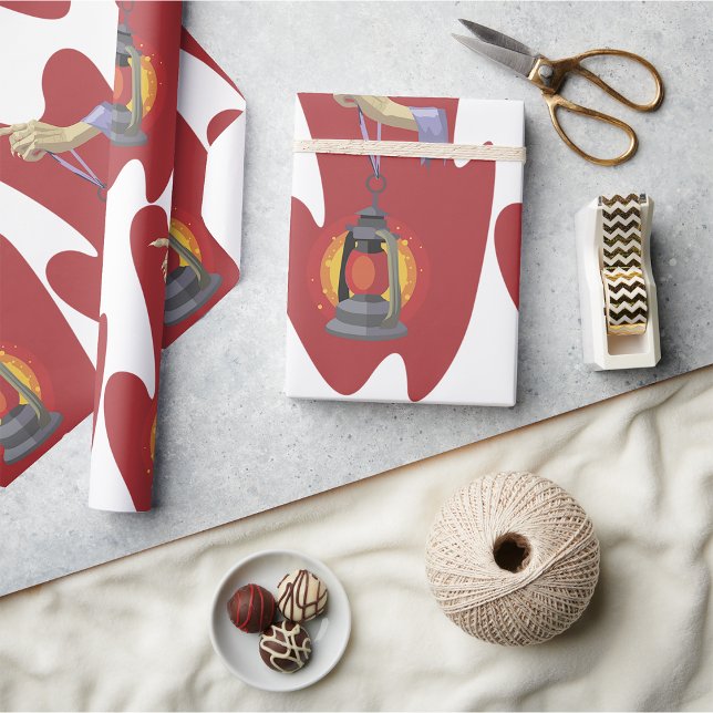 Papel De Regalo Portando Una Linterna (Subido por el creador)