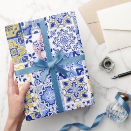 Papel De Regalo Portuguese Tiles Pattern 