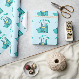 Papel De Regalo Posada de yoga para aves