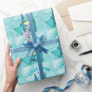 Papel De Regalo Posada de yoga para aves