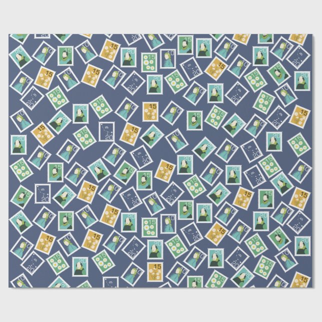 Papel De Regalo Postal Worker Wrapping Paper (Superficie plana)