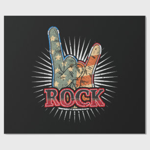 Papel De Regalo Póster de concierto de banda de rock vintage de EE