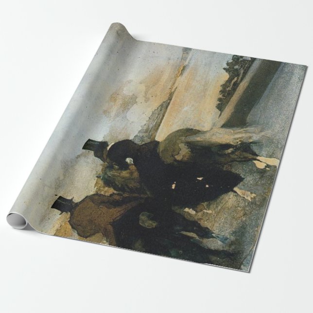 Papel De Regalo Poster de Decoupage de los jinetes del sombrero de (Desenrollado)