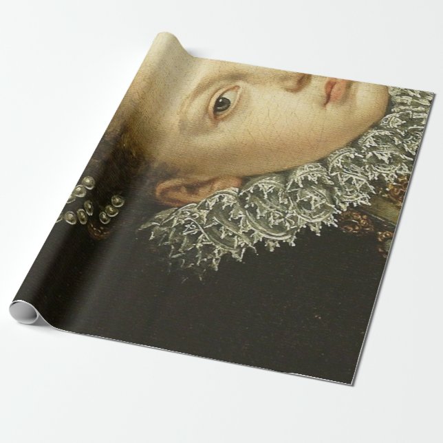 Papel De Regalo Poster de la reina Decoupage (Desenrollado)