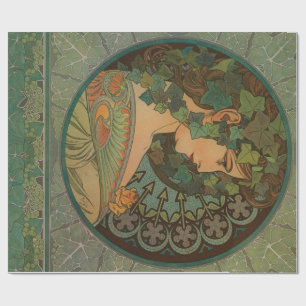 Papel De Regalo Poster de Nouveau Decoupage del arte