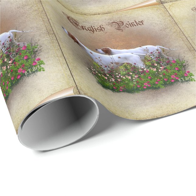 Papel De Regalo Póster de Tapiz Tríptico de Acrílico English Point (Esquina del rollo)