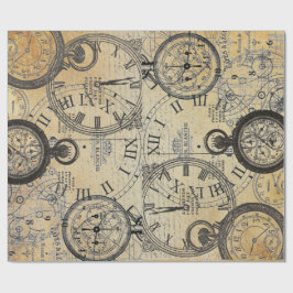 Papel De Regalo Poster de Tock 60lb Decoupage de la señal