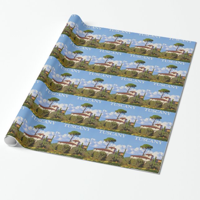 Papel De Regalo Poster de Toscana Italia (Desenrollado)