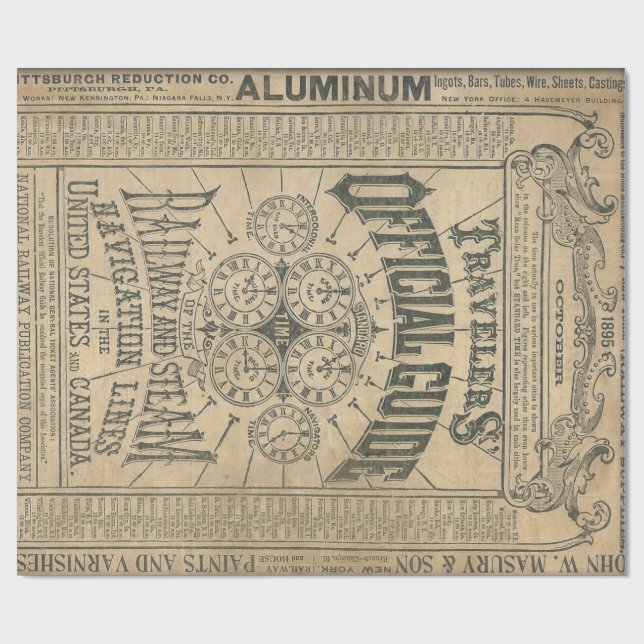 Papel De Regalo Posters oficiales de la guía 60ld Decoupage de los (Superficie plana)