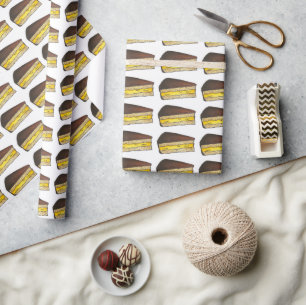 Papel De Regalo Postre de carne de cerdo de crema masiva de Boston