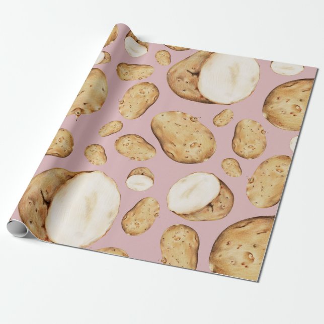 Papel De Regalo Potato (Desenrollado)