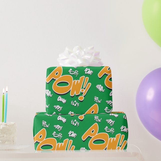 Papel De Regalo Pow (Regalos de fiesta)