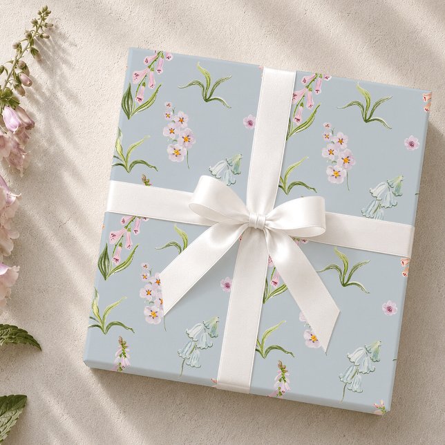 Papel de regalo pradera de flores silvestres paste (Subido por el creador)