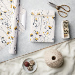 Papel De Regalo prado de flores silvestres, flores silvestres de c<br><div class="desc">prado de flores silvestres, flores silvestres de boho de color de agua, moda femenina femenina de bonito elegante, jardín floral de verano de primavera, patrón de vegetación de flor botánica, boda de novia de bebé de cumpleaños, material de artesanía scrapbook, rosa rococó bohemia francesa, azul verdoso de color rosa lavanda,...</div>