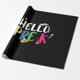 Papel De Regalo Pre Kindergarten Hello Pre Kindergarten