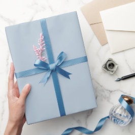 Papel De Regalo Precioso en Azul Pálido Despedida de Soltera