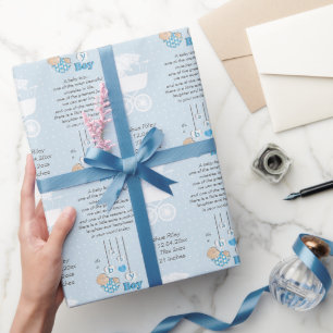 Papel De Regalo Precioso niño pequeño