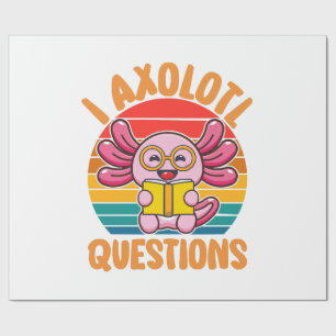 Papel De Regalo Preguntas de Ajolote