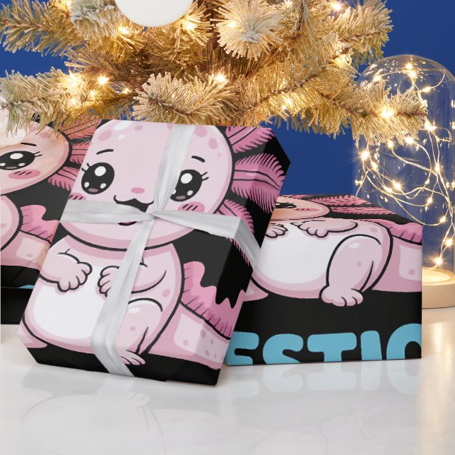 Papel De Regalo Preguntas de Ajolote (Vacaciones)