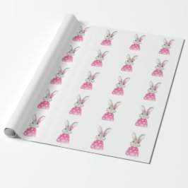 Papel De Regalo Preppy Bunny Rabbit Bow