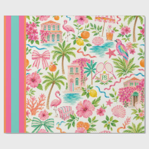 Papel de Regalo Preppy de Palm Beach