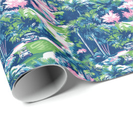 Papel De Regalo Preppy Palm Beach Golf