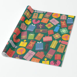 Papel De Regalo Presentaciones multicolores