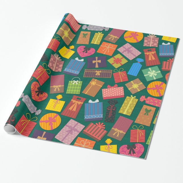 Papel De Regalo Presentaciones multicolores (Desenrollado)