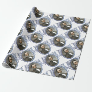 Papel De Regalo Presidente americano Vintage Portrait los US de