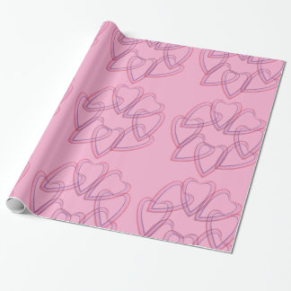 Papel De Regalo Pretty heart circle pattern